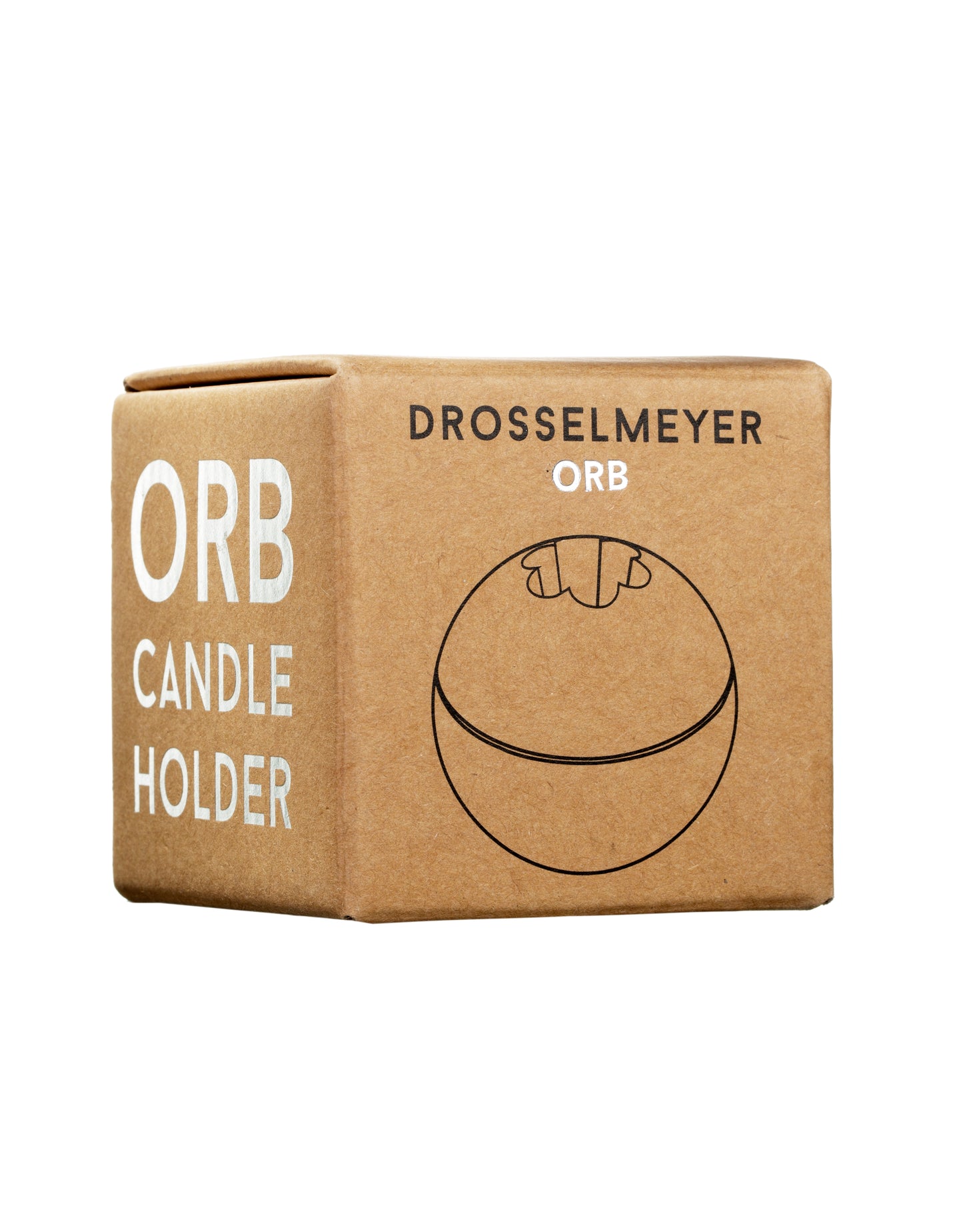 The Orb Candleholder, black